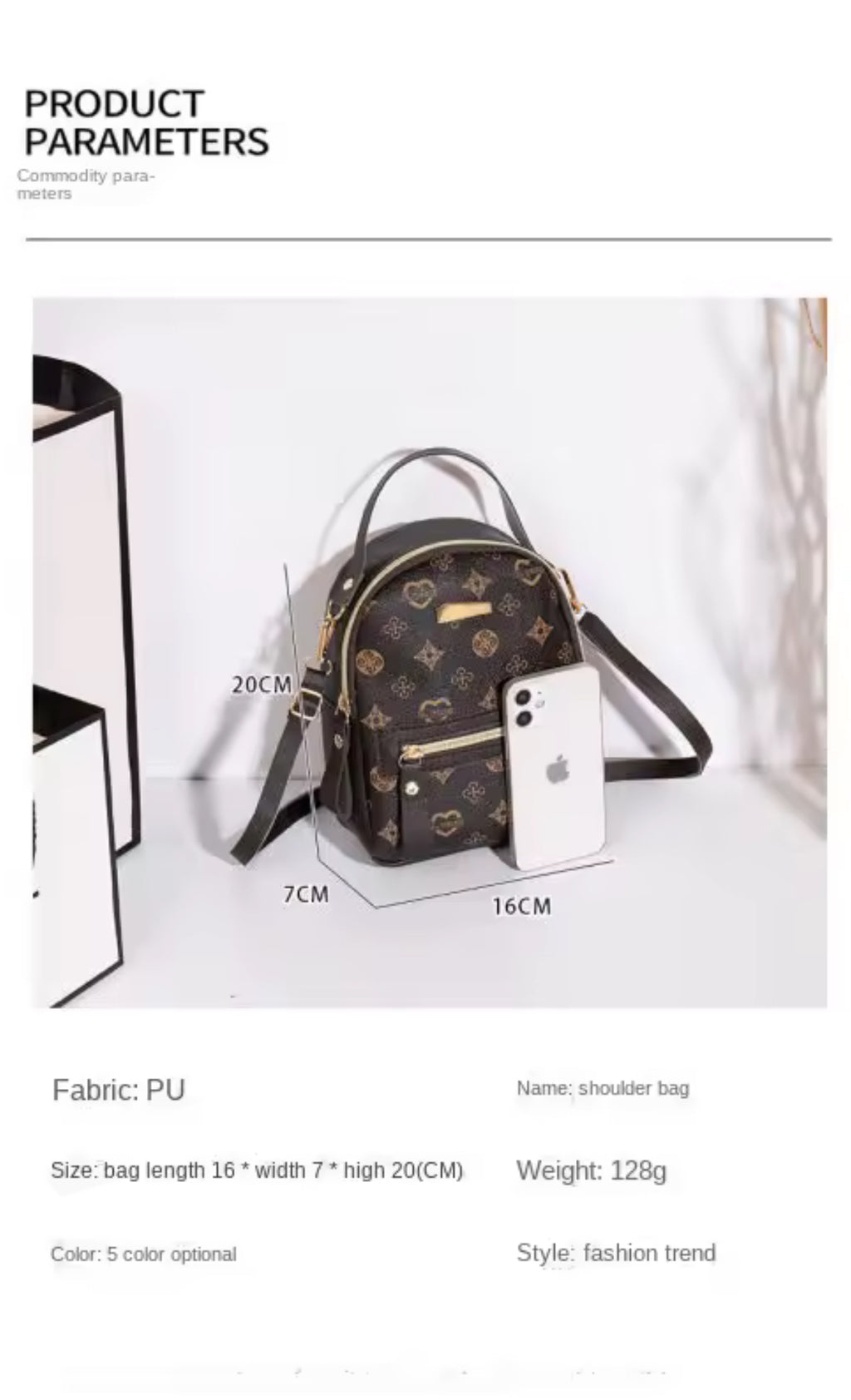 Flower backpack