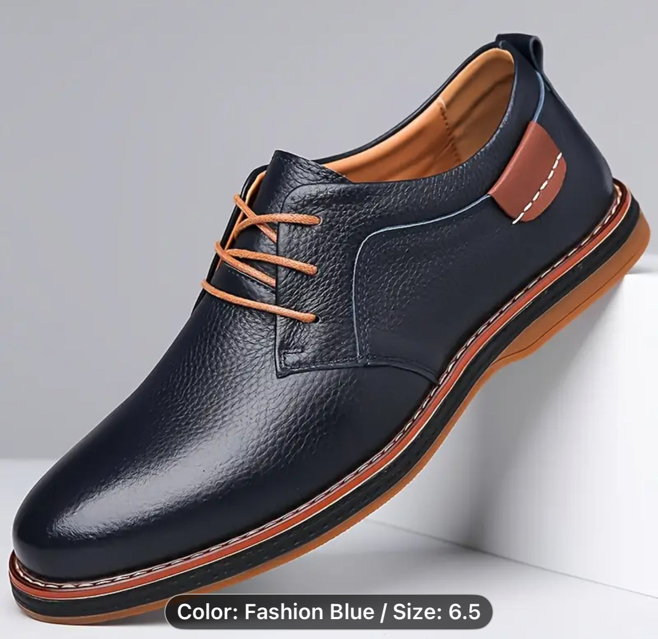 Faux Leather Dress Shoes