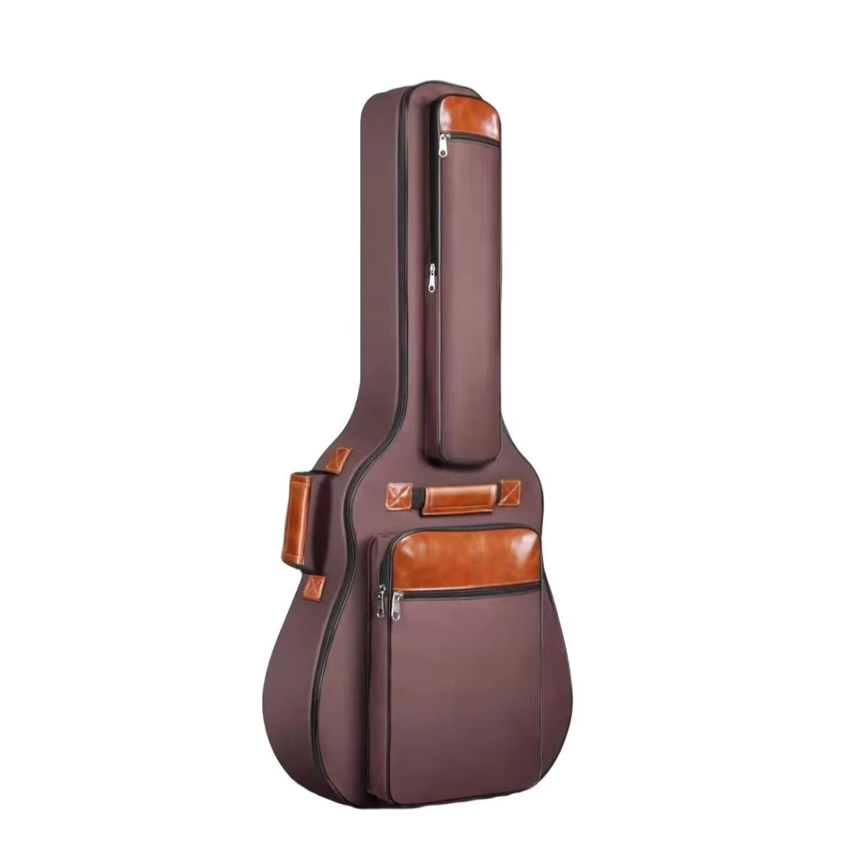Acoustic Guitar Bag 41 Inch Thickened Waterproof Oxford Nylon Double Straps Cotton Padded Guitar Case Gig Backpack